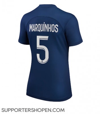 Paris Saint-Germain Marquinhos #5 Hemma Matchtröja Dam 2022-23 Kortärmad
